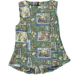 Vintage Reyn Spooner Mele Kalikimaka Christmas Hawaiian Shirt Size S